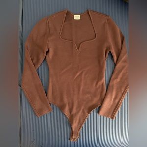 Sweetheart Sweater Bodysuit